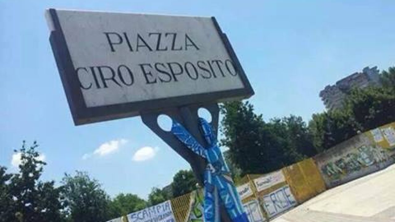 Scampia per un giorno la piazza sar intitolata a Ciro Esposito