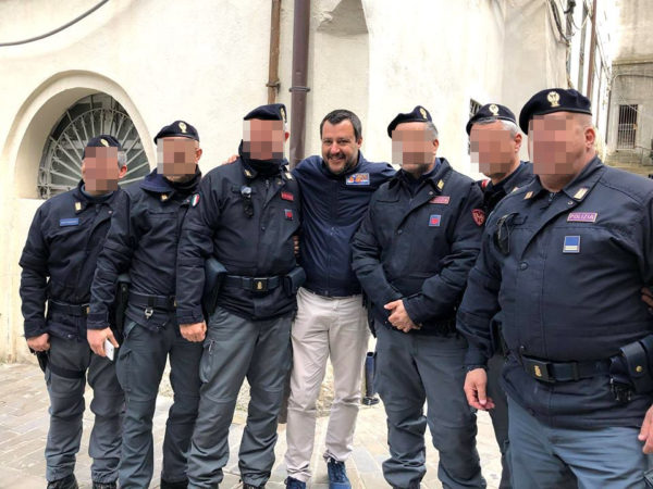 salvini polizia