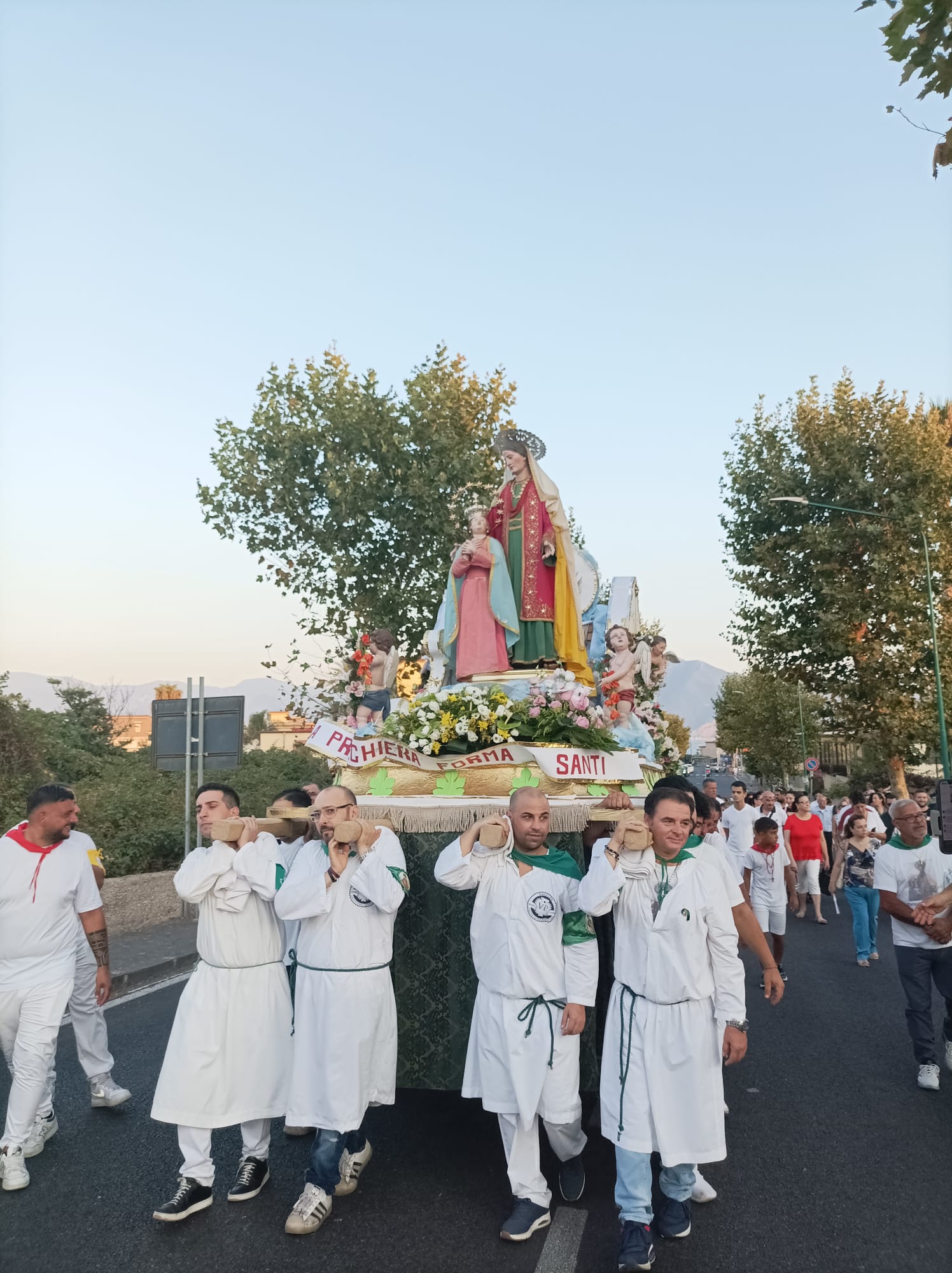 Sant'Anna, scatti dalla processione