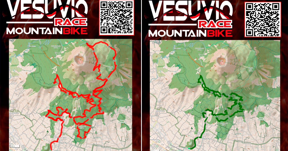 vesuvio mtb race percorsi